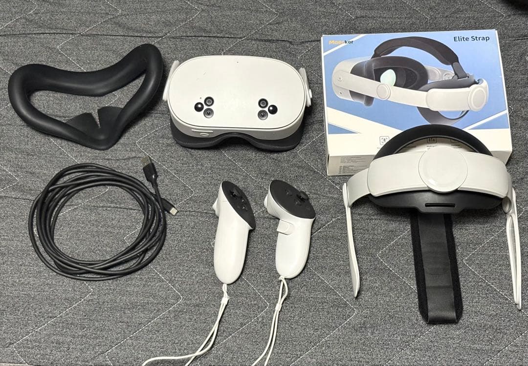 値下げ！ Quest3s Elite Strap PCVR用ケーブル