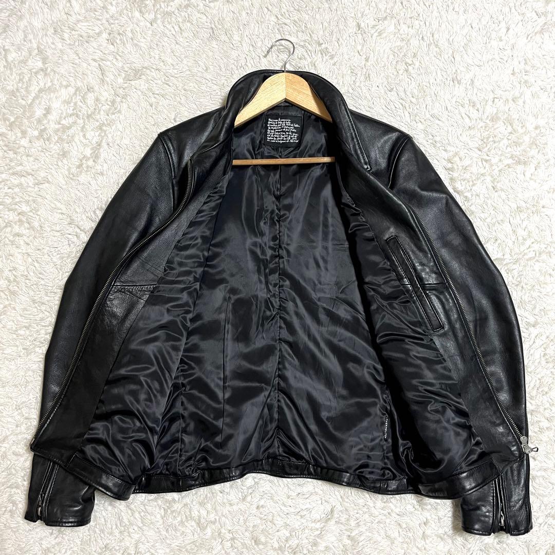 ✨美品✨ナノユニバース レザージャケット THERMOLITE 牛革 Lサイズ