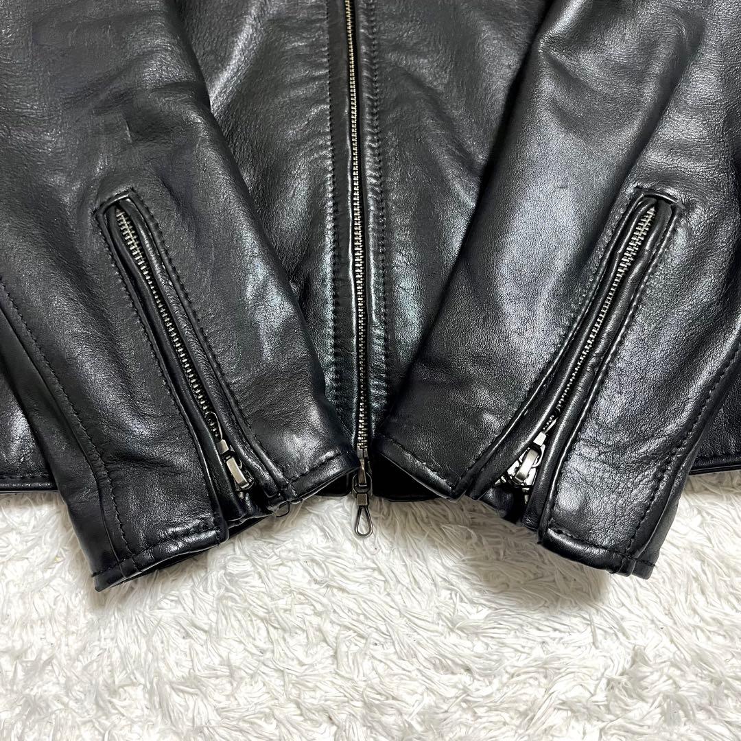 ✨美品✨ナノユニバース レザージャケット THERMOLITE 牛革 Lサイズ