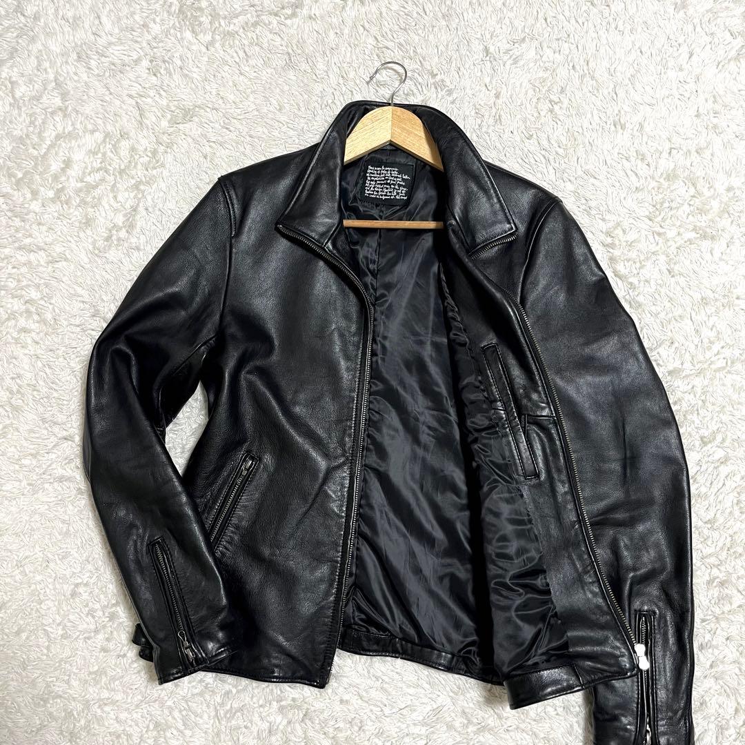 ✨美品✨ナノユニバース レザージャケット THERMOLITE 牛革 Lサイズ