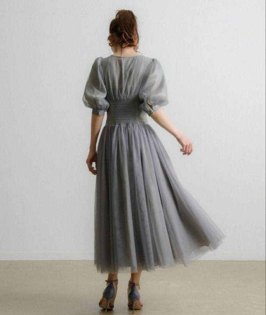 【新品未使用】LA BELLE ETUDE チュールシフォンワンピース