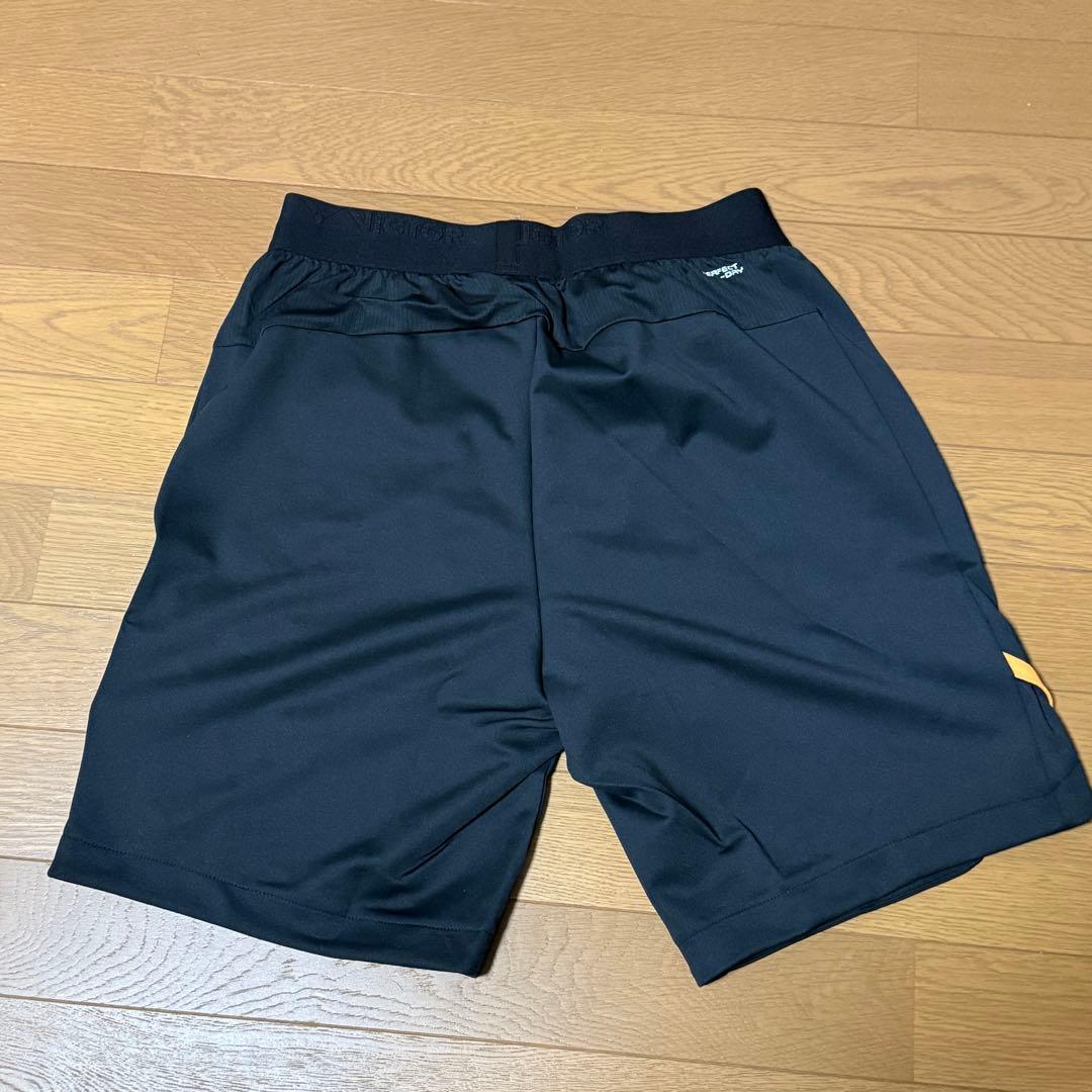 VICTOR バドミントンハーフパンツ M ブラック