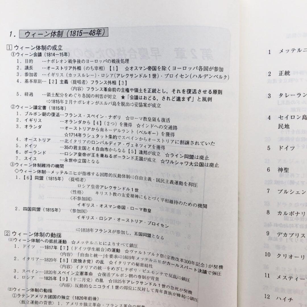 早慶世界史　2009/2010　代ゼミ　代々木ゼミナール　冬期講習