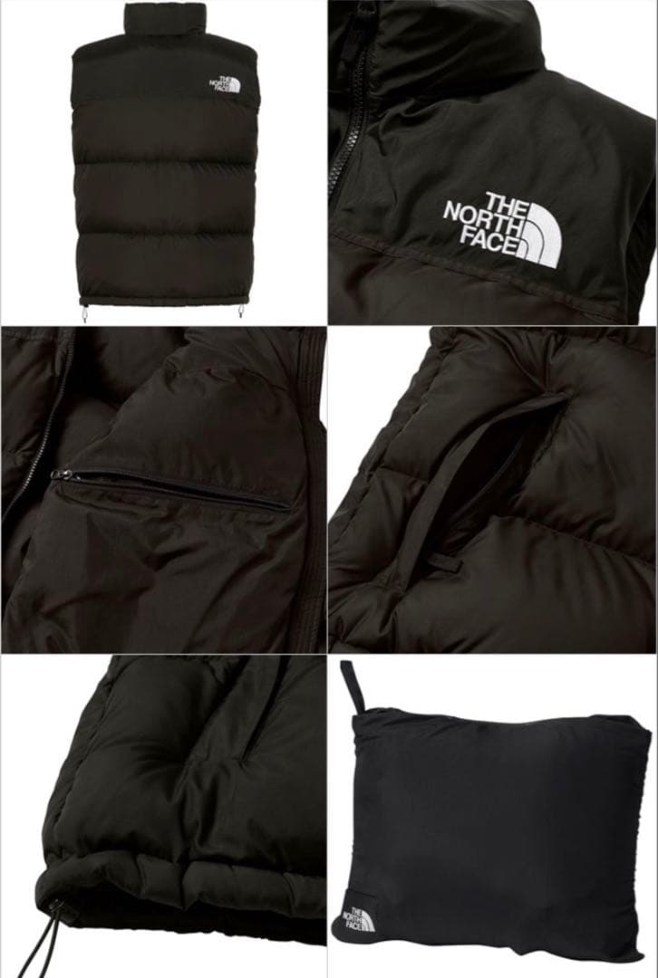 THE NORTH FACE メンズ ダウンベスト ブラック