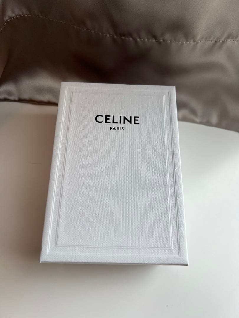 【CELINE】グレインドカーフスキン グレージュ 6連 キーケース ゴールド