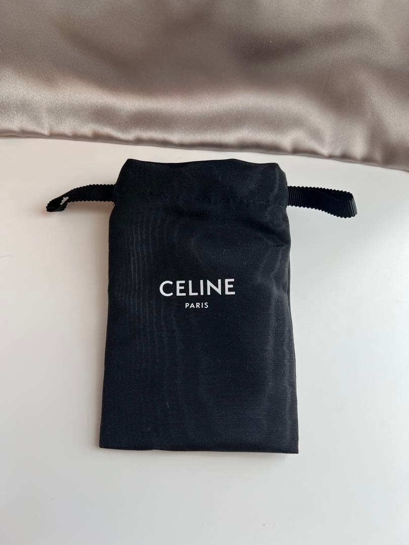 【CELINE】グレインドカーフスキン グレージュ 6連 キーケース ゴールド