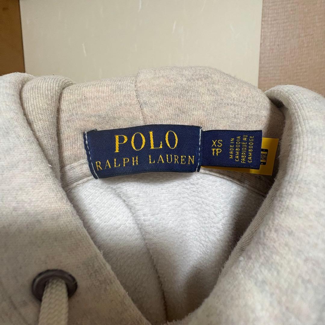 Polo Ralph Lauren ライトグレー パーカー ラルフローレン　XS