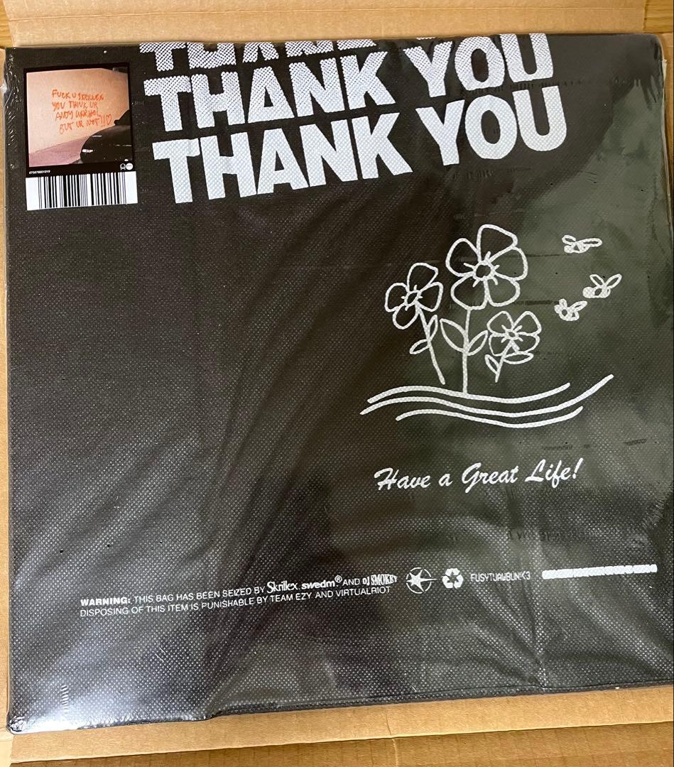 F*CK U SKRILLEX 2LP VINYL レコード スクリレックス