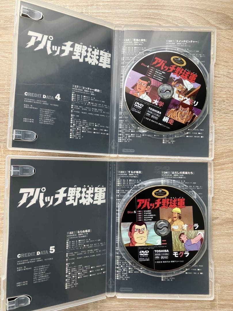 アパッチ野球軍 DVD-BOX 5枚セット