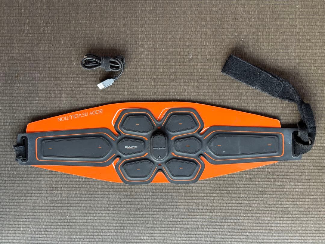 SIXPAD Abs Belt シックスパッド ジェルシート3組付 付属品完備
