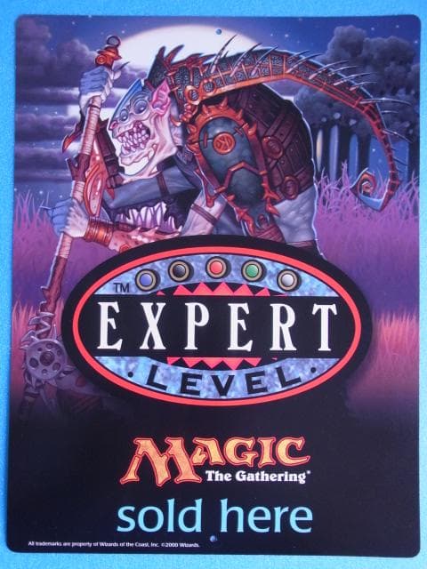 非売品　マジック・ザ・ギャザリング　MTG　EXPERT　販促品　両面　店頭用