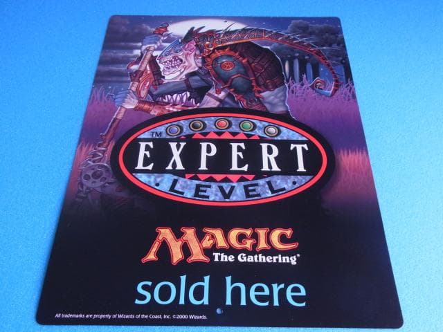 非売品　マジック・ザ・ギャザリング　MTG　EXPERT　販促品　両面　店頭用