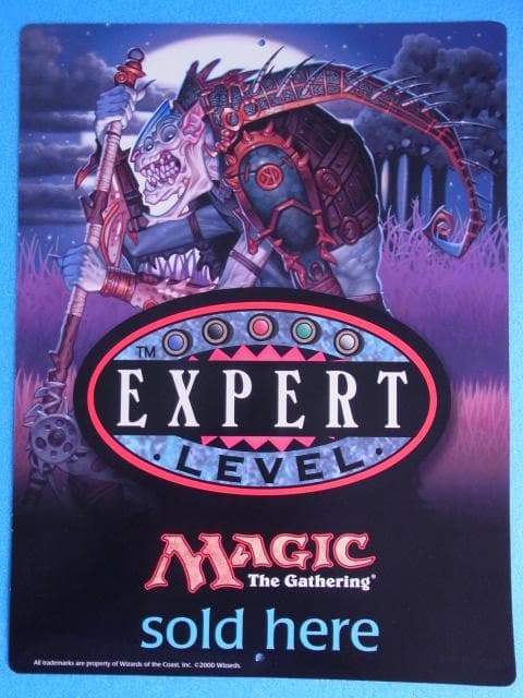 非売品　マジック・ザ・ギャザリング　MTG　EXPERT　販促品　両面　店頭用