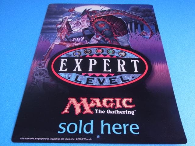 非売品　マジック・ザ・ギャザリング　MTG　EXPERT　販促品　両面　店頭用