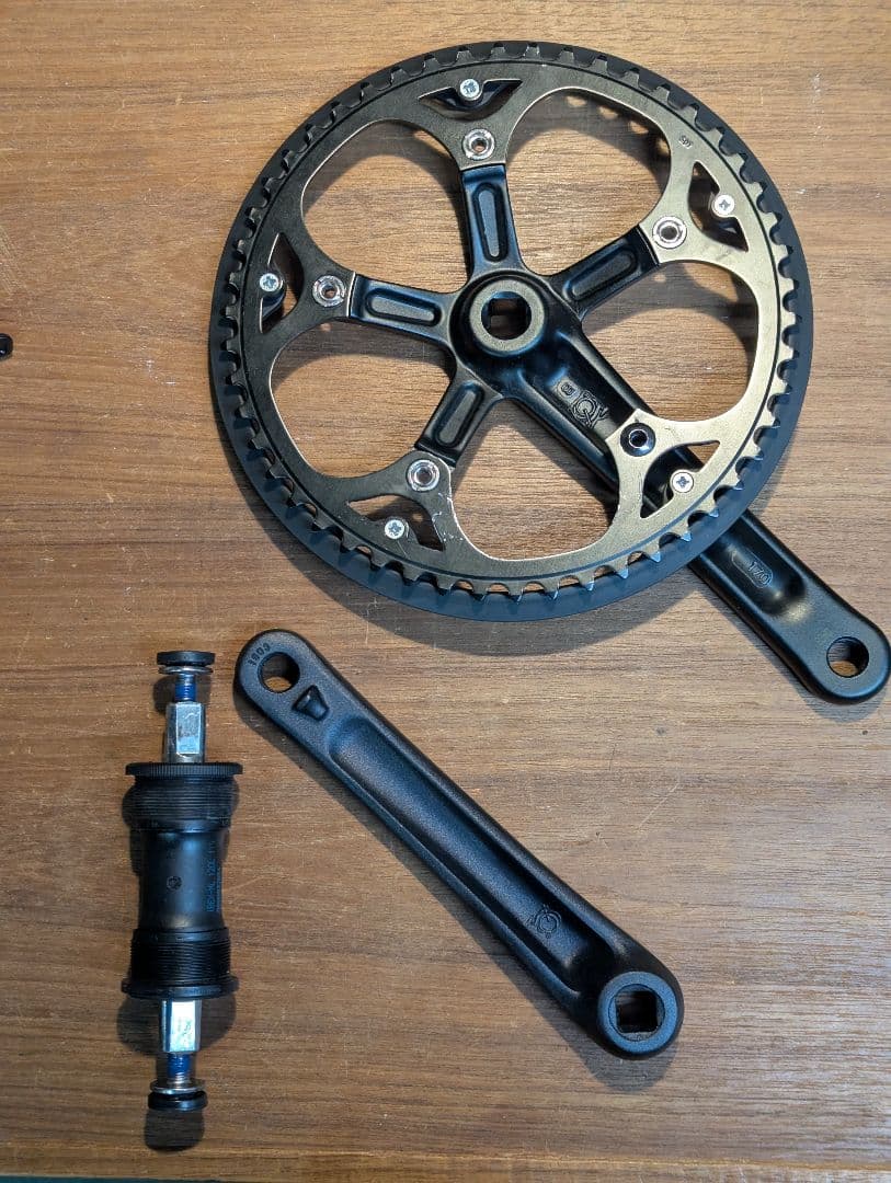 □ BROMPTON ブロンプトン 純正 クランクセット 170mm ＋純正BB
