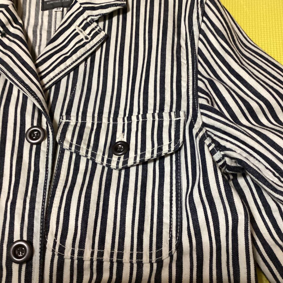 MOMOTARO JEANS ストライプジャケット サイズ40