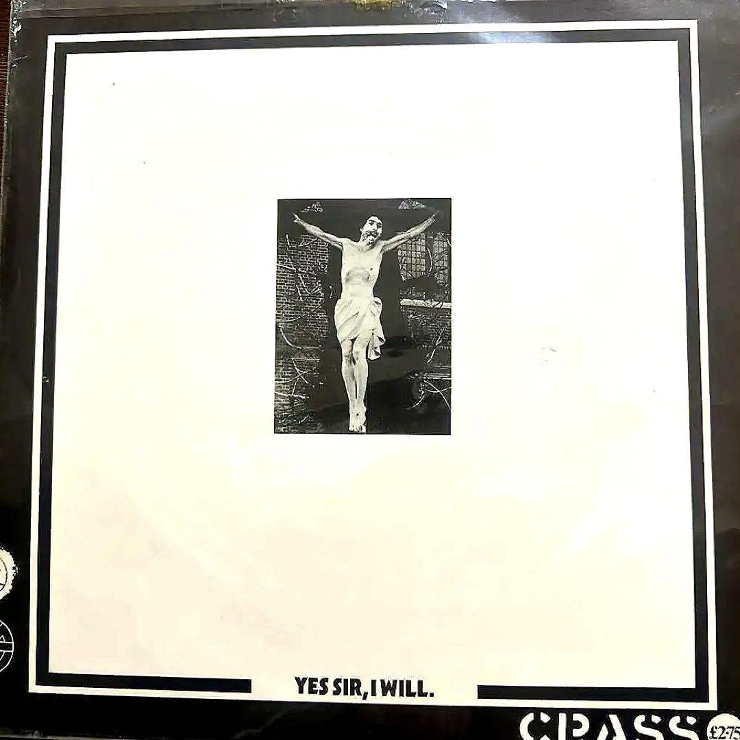 CRASS/Yes Sir, I Will UK盤オリジナルLPレコード未開封