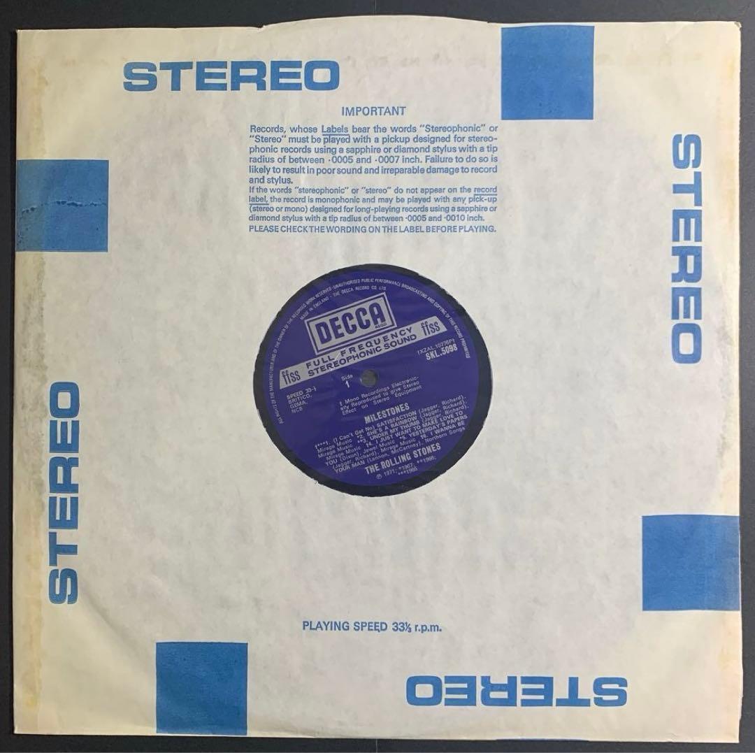 The Rolling Stones / Milestones UK盤LP