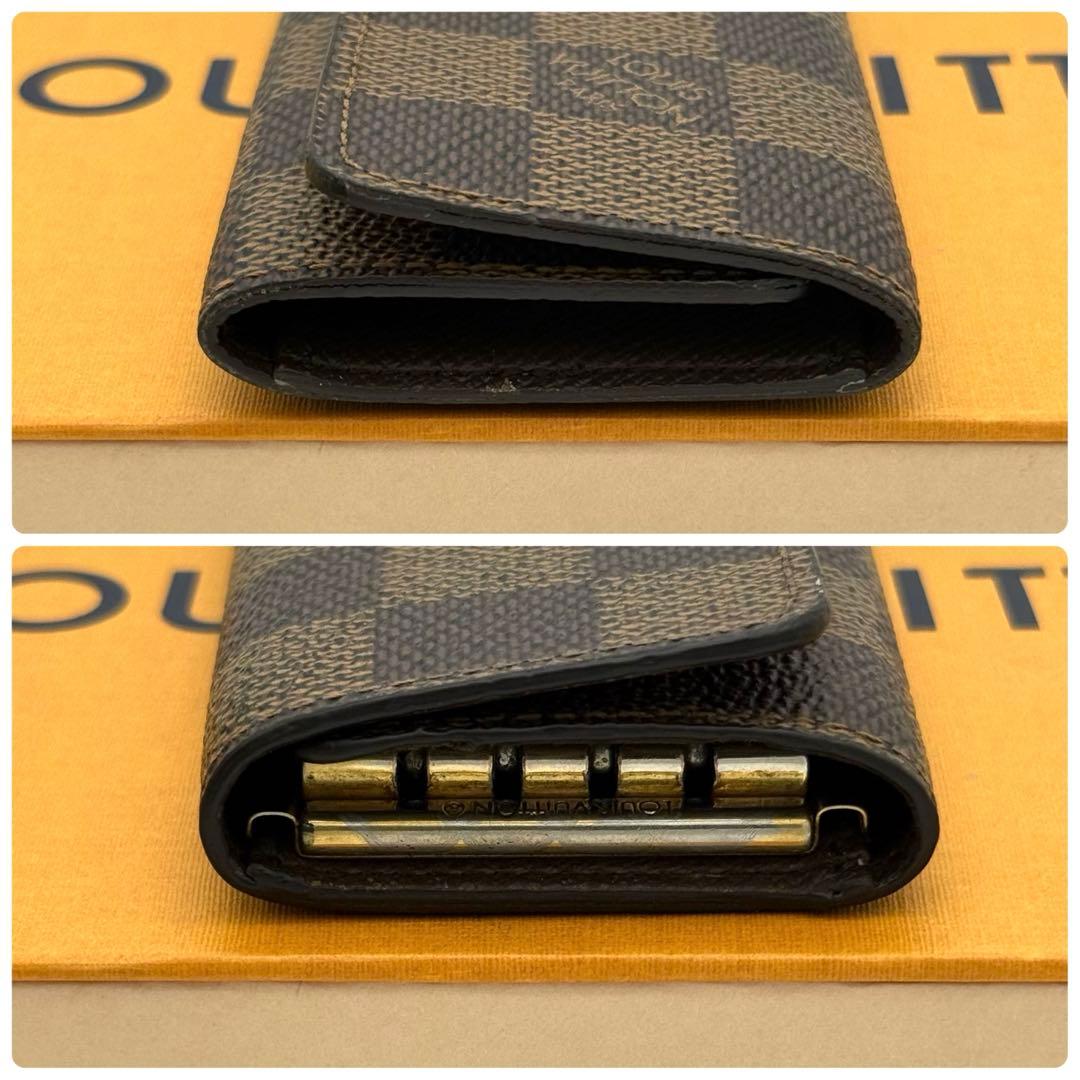 超美品✨ルイヴィトン ダミエ ミュルティクレ4 キーケース4連