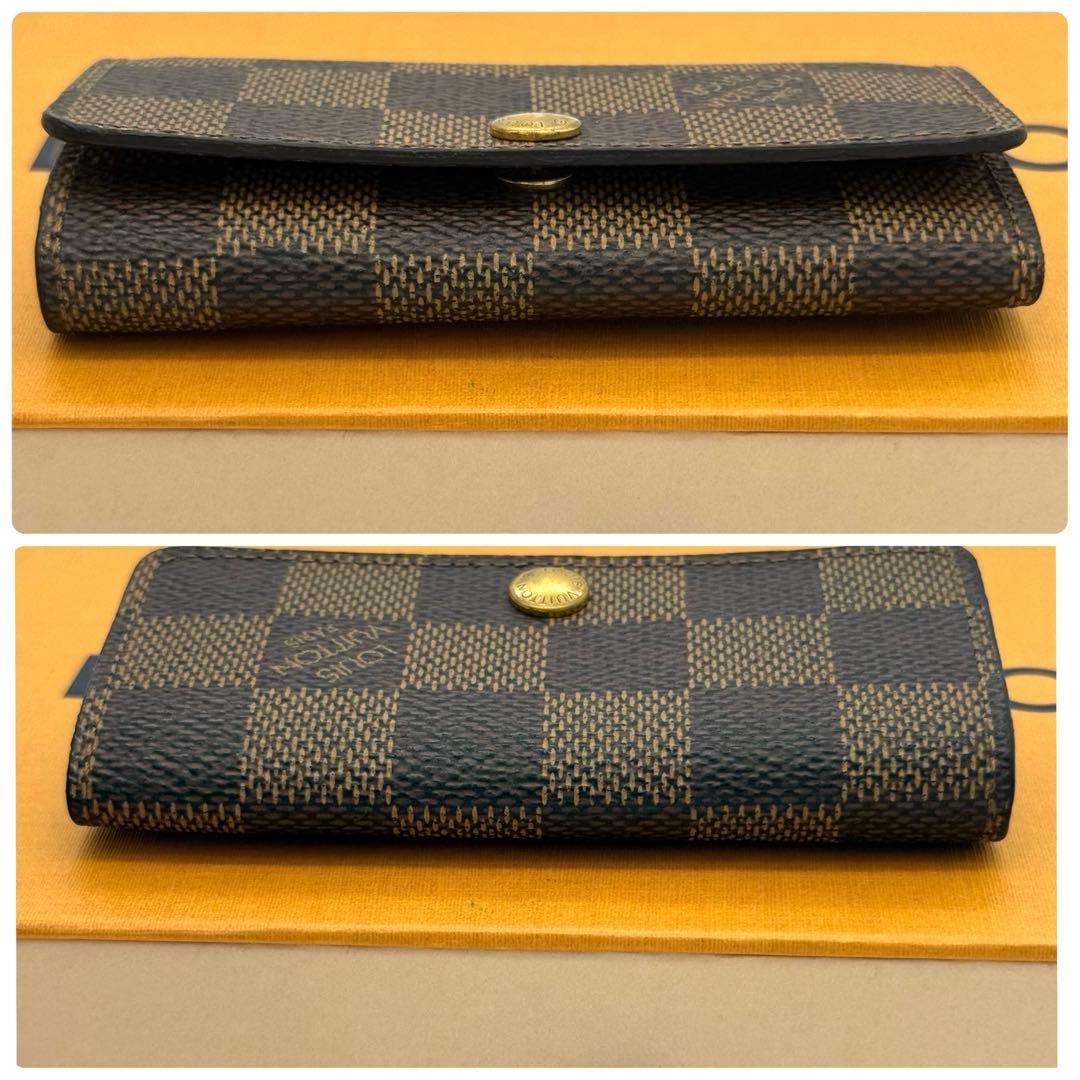 超美品✨ルイヴィトン ダミエ ミュルティクレ4 キーケース4連