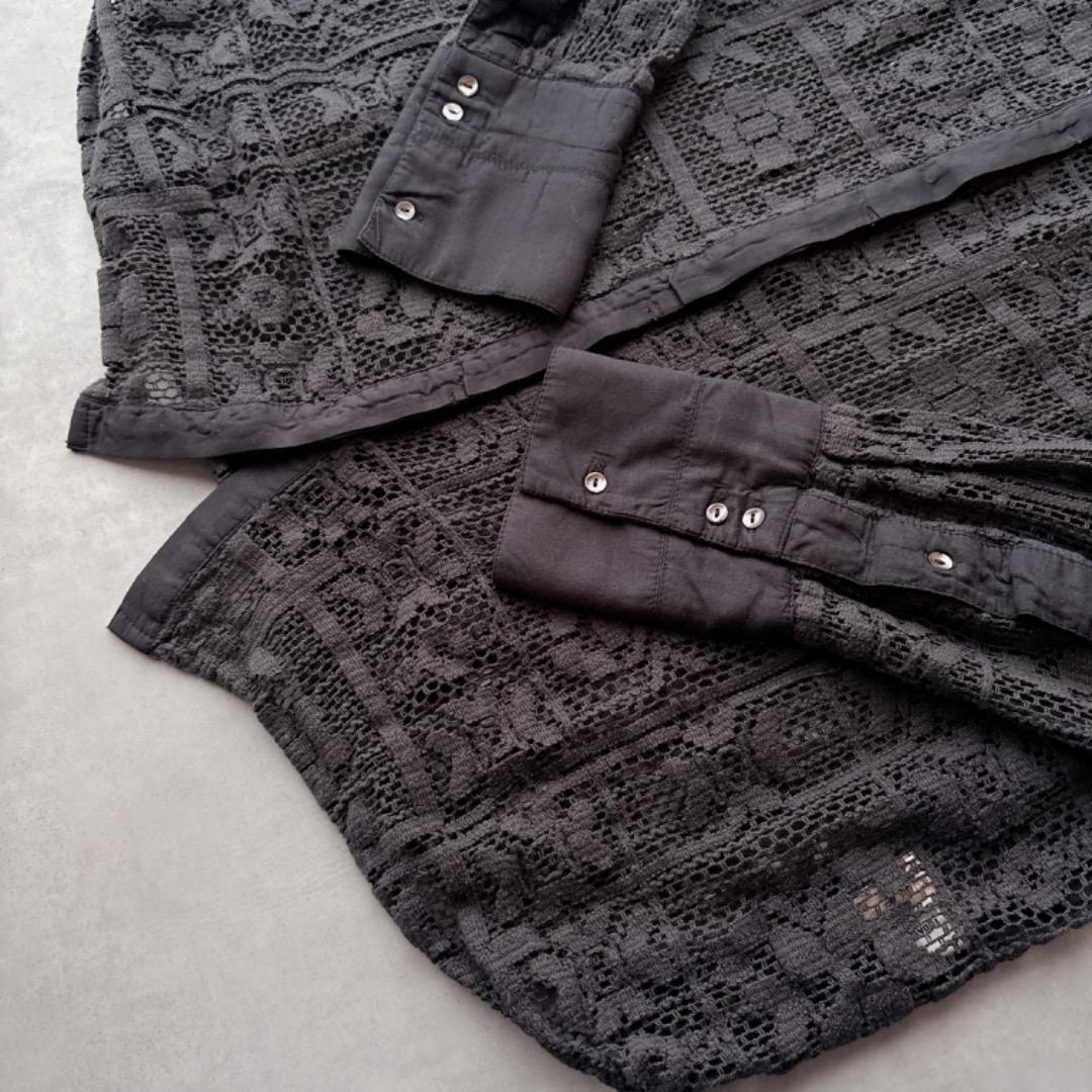 【美品:クリーニング済】TODAYFUL ブラック　レースシャツ　トゥデイフル