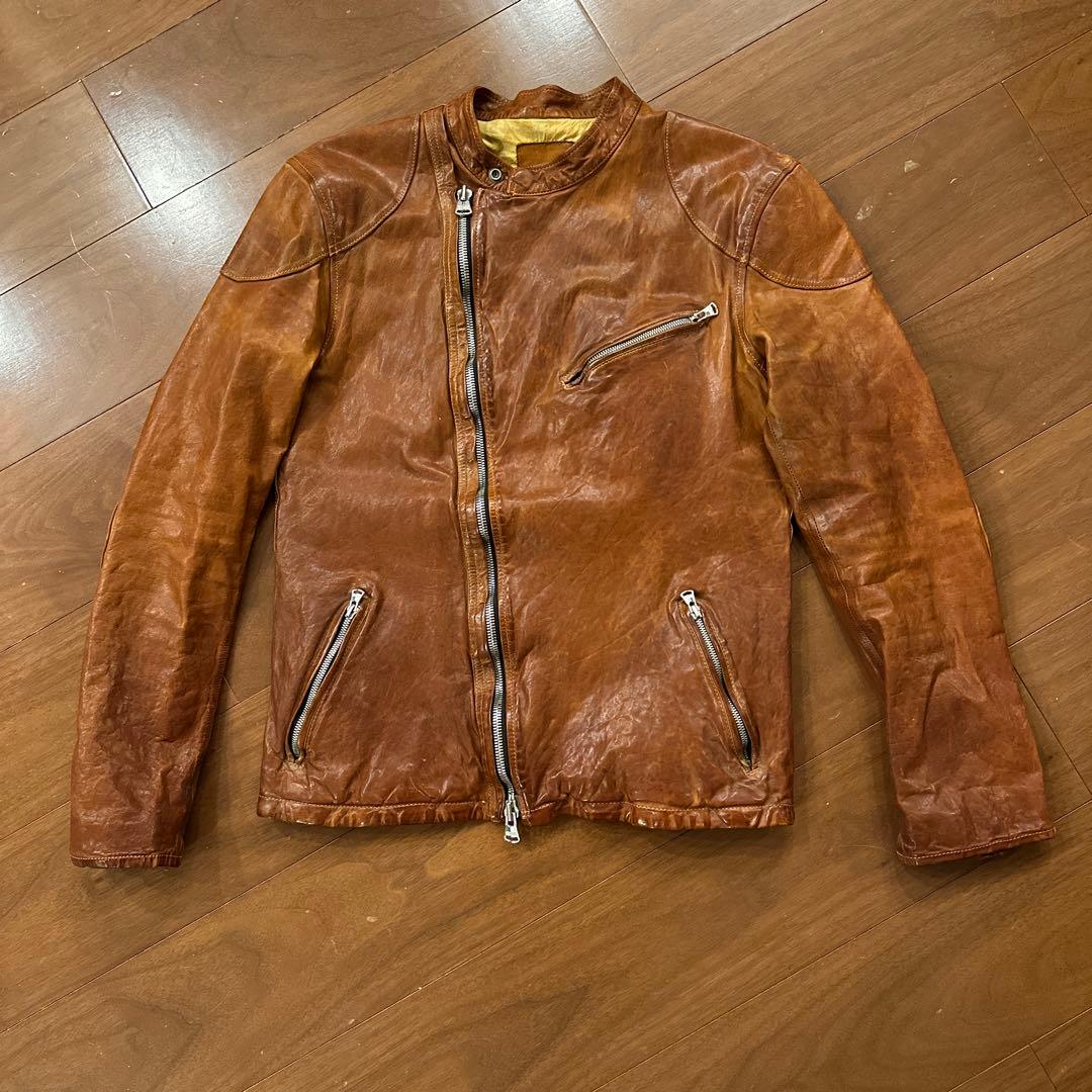 【新品】BACKLASH シングルライダースジャケット L フレンチショルダー