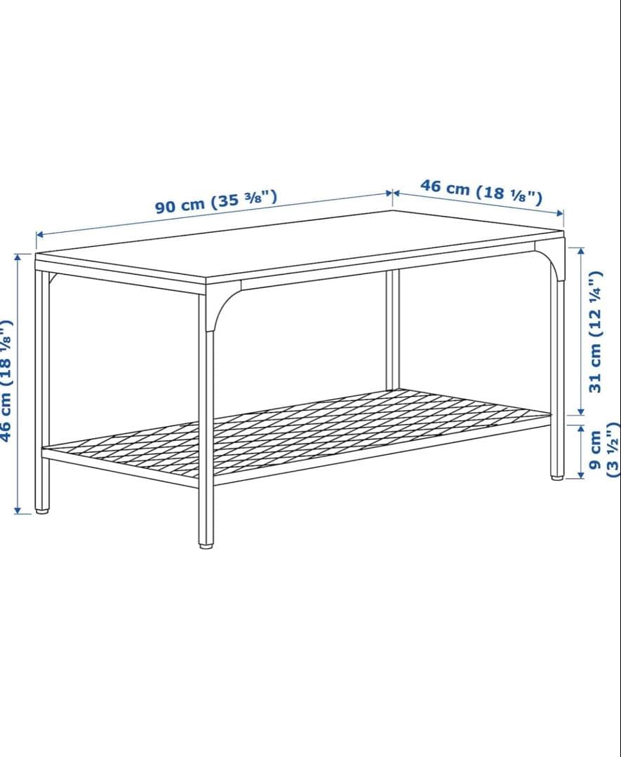 IKEA イケア FJALLBO フィエルボコーヒーテーブル　90x46cm