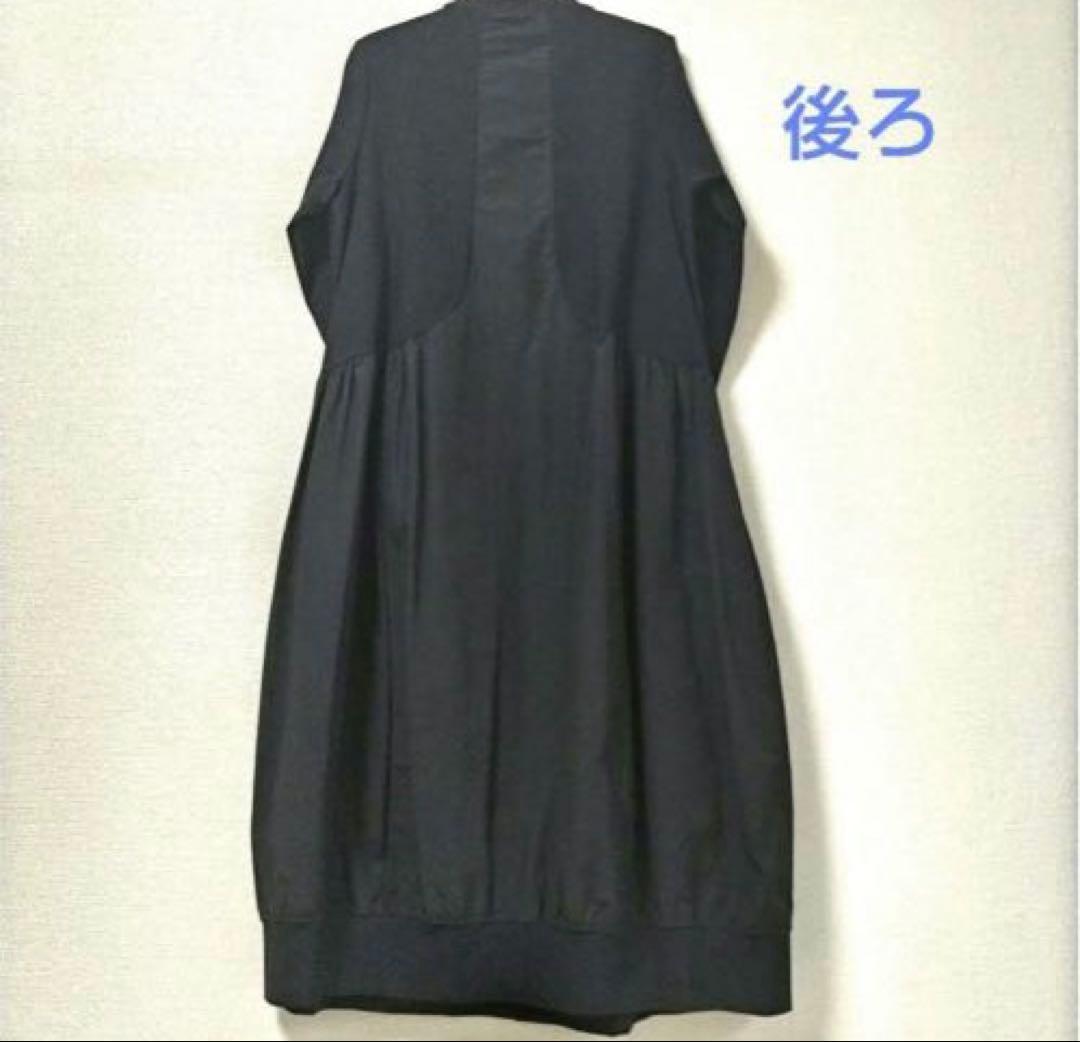 ★CRESCENT★異素材前開きワンピ♪コート♪超美品！！