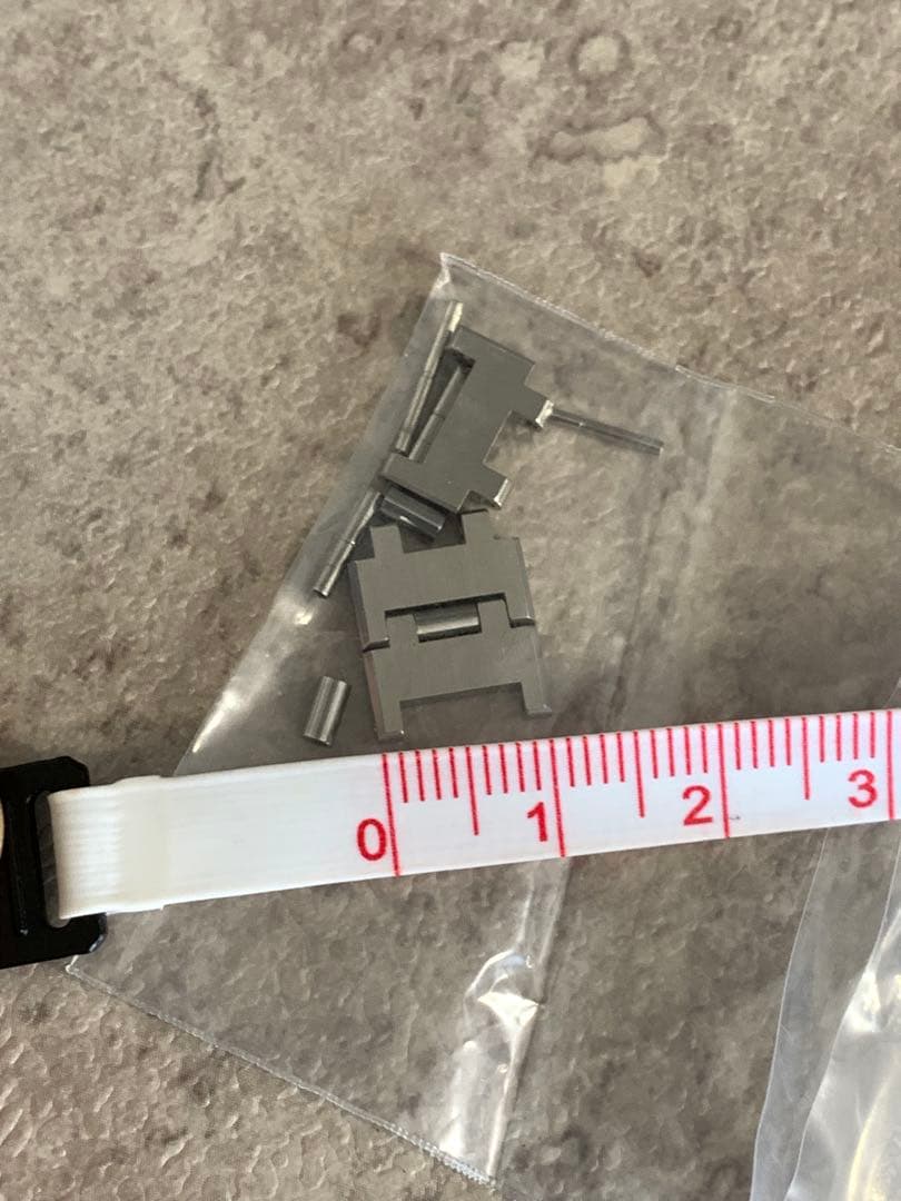 未使用品　ブルガリ　金属ベルト　コマ　3コマ　11mm クアドラード　SS
