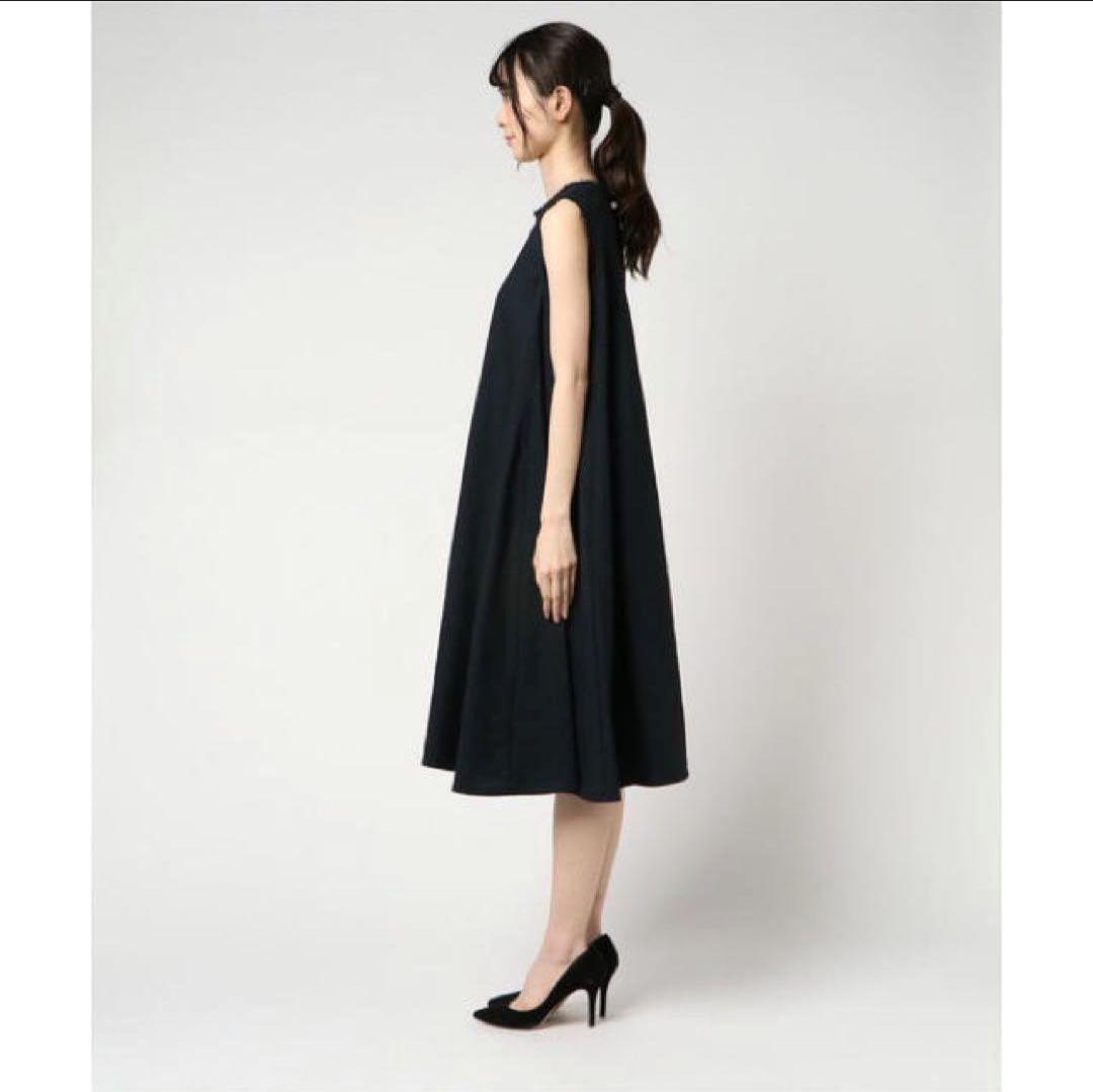 美品✨martinique マルティニーク ツイード ワンピース ネイビー 紺