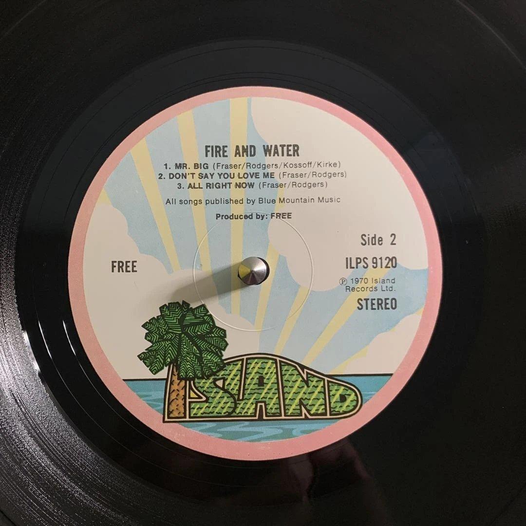 Free / Fire And Water UK盤LP