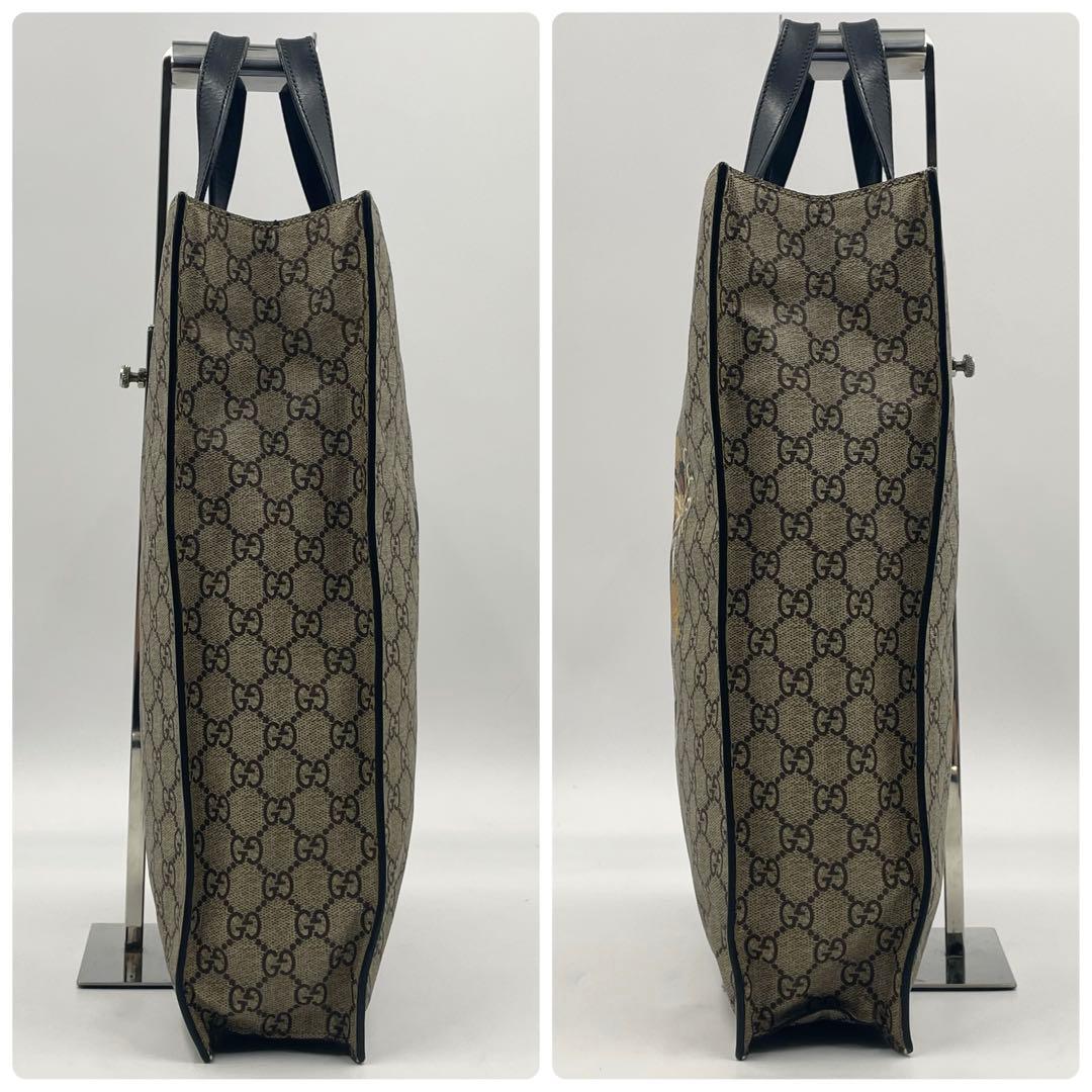 レア•極上✨GUCCI グッチ トートバッグ GGスプリーム 2way タイガー