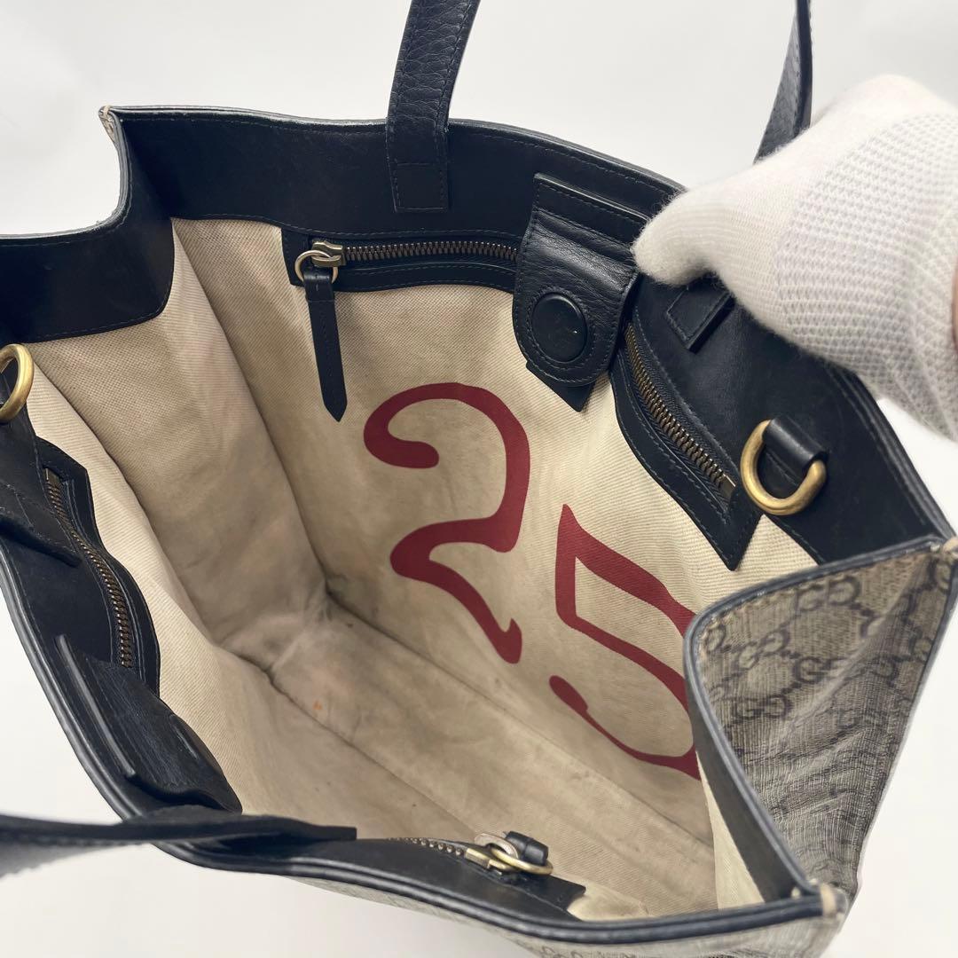 レア•極上✨GUCCI グッチ トートバッグ GGスプリーム 2way タイガー