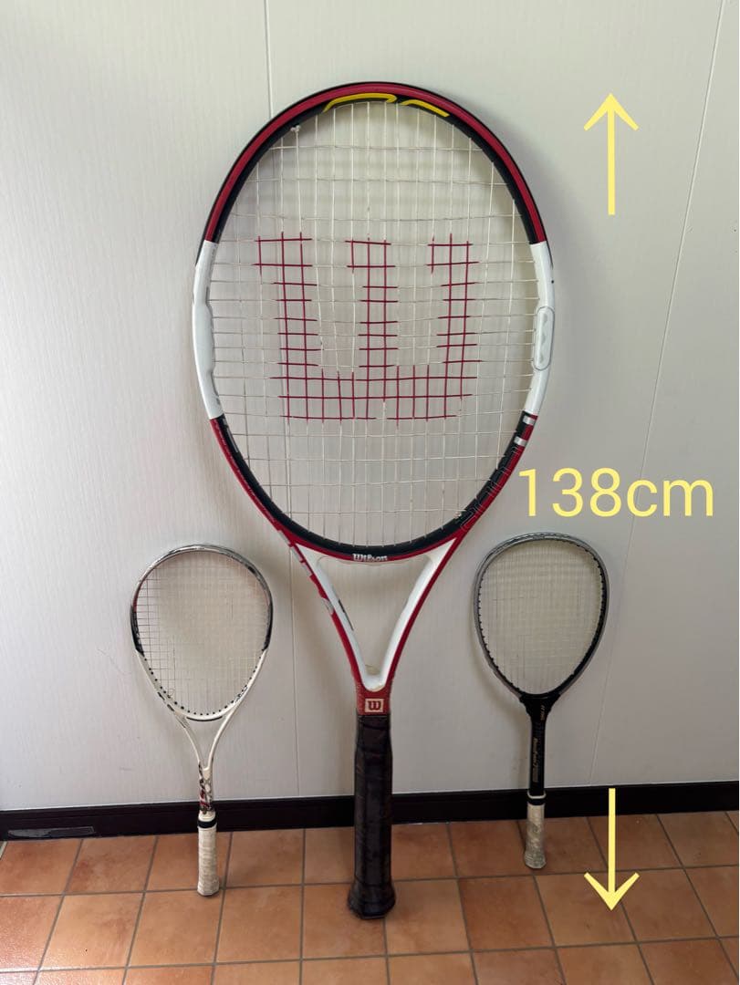 展示用 Wilson SIX ONE 95 BIGラケット デカラケット