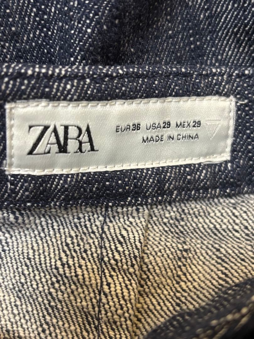 ZARAデニムセットアップ　オーバーサイズ　ワイドパンツ