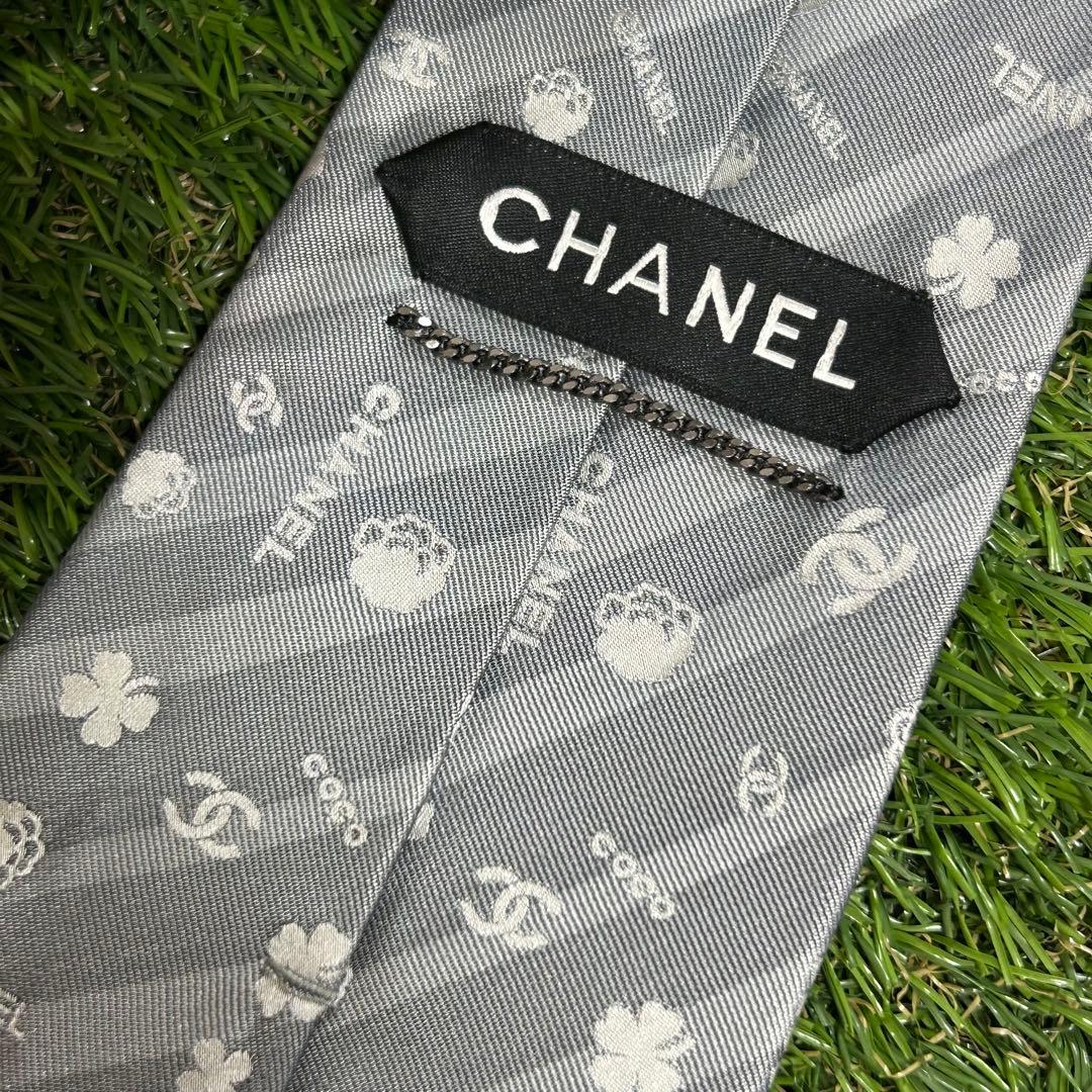 CHANEL シャネル ネクタイ ココマーク ストライプ 高級 保管品