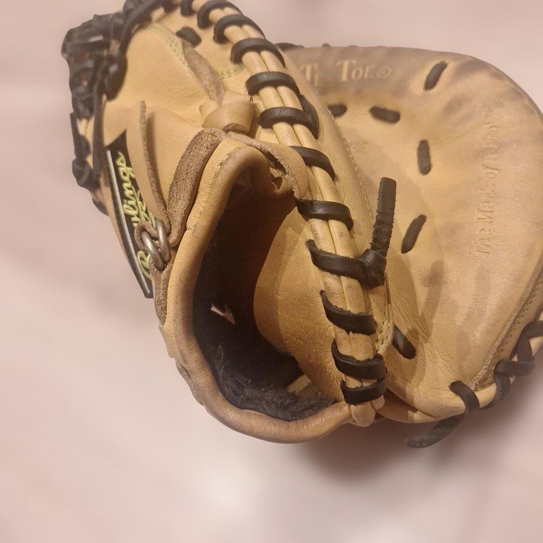 Rawlings 少年野球キャッチャーミット キャメル(4～6年向き高学年用)