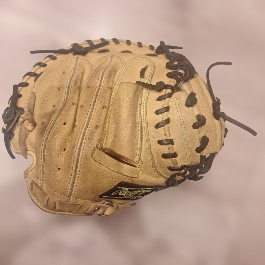 Rawlings 少年野球キャッチャーミット キャメル(4～6年向き高学年用)