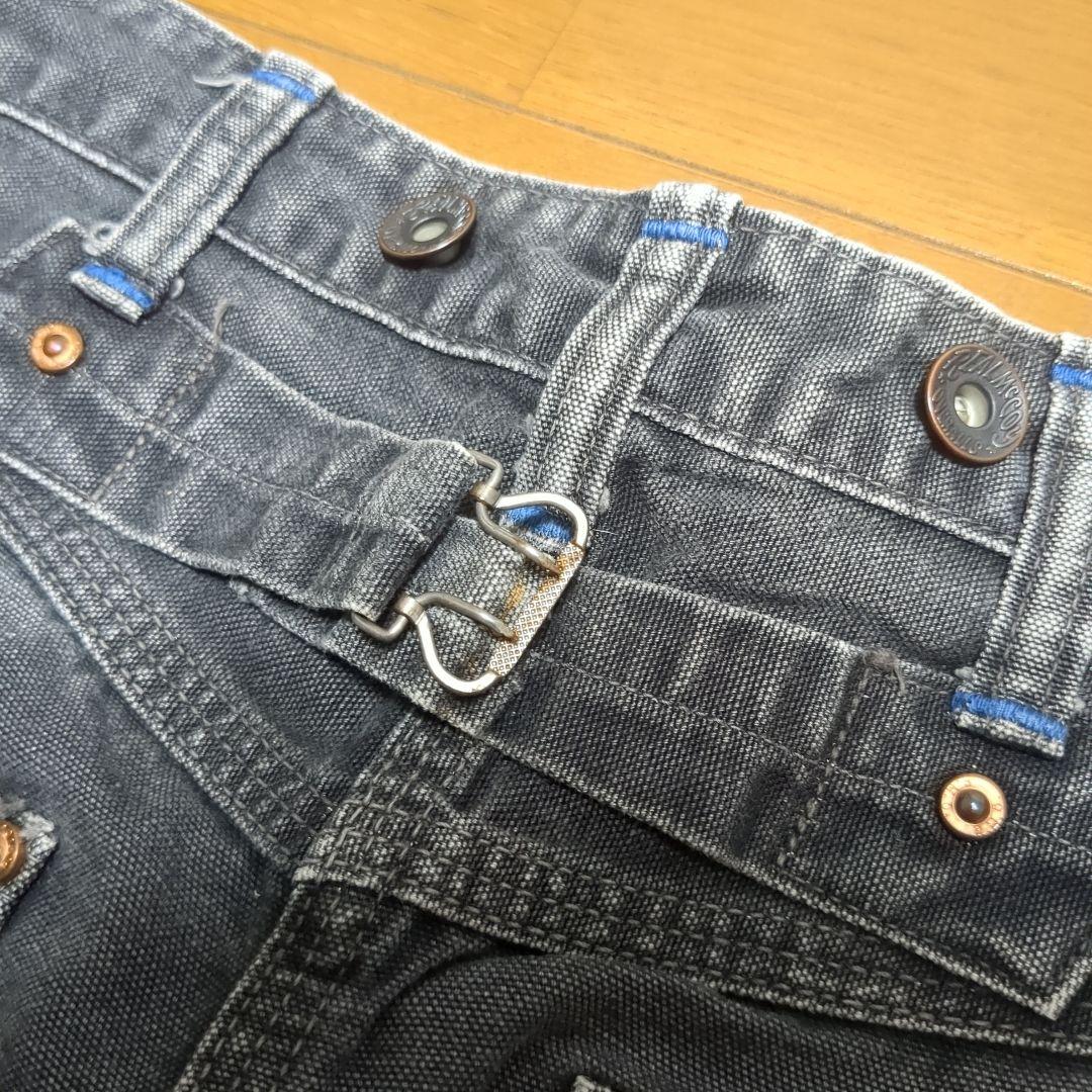 専用！リアルマッコイズ　ブラックダック　ペインターパンツ　バックルバック
