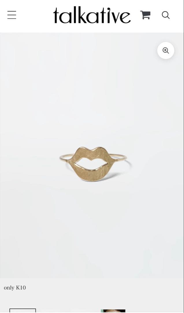 TALKATIVE MOUTH / Pinky Ring トーカティブ ピンキー