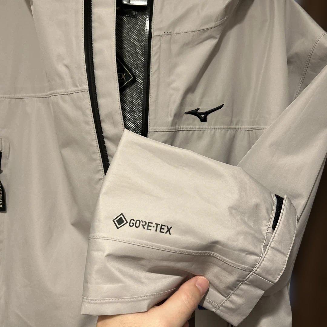 Mizuno GORE-TEX ウィンドブレーカー M メタルグレー
