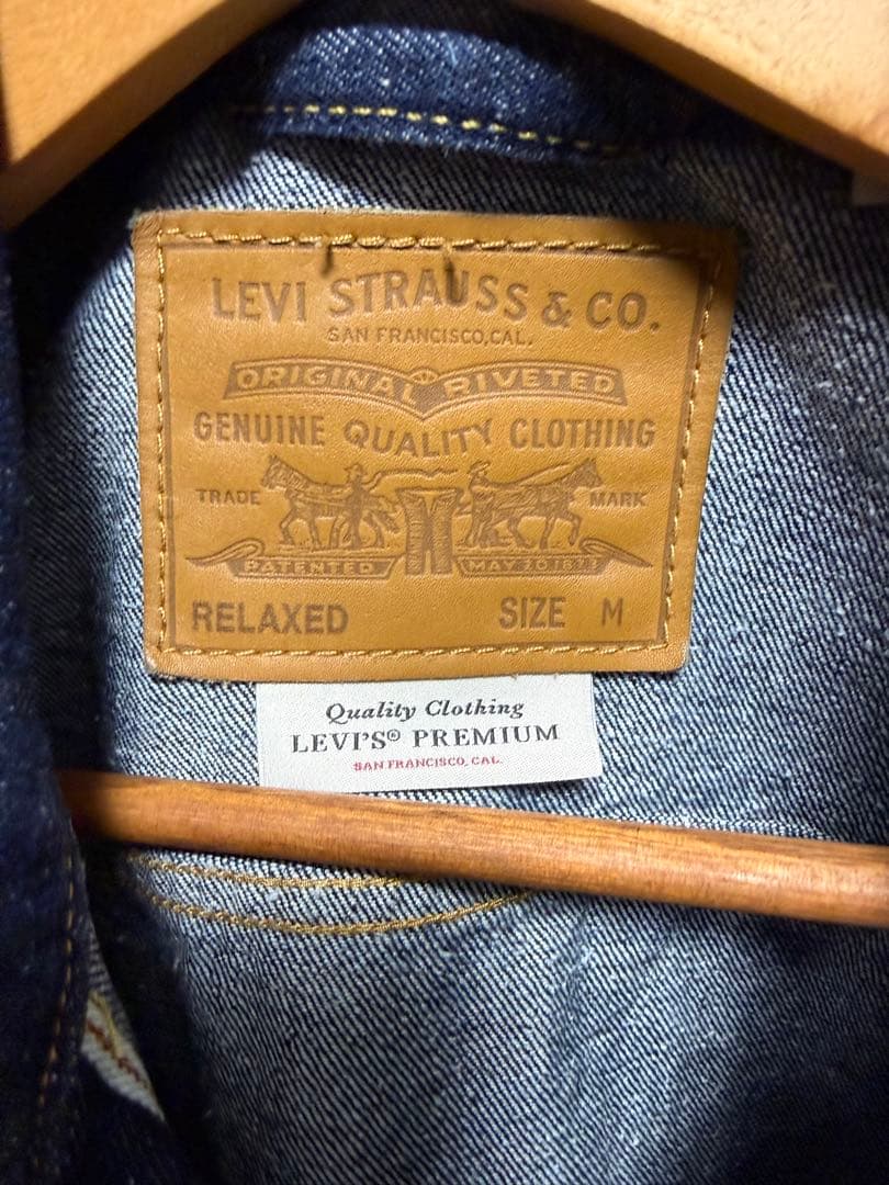 LEVI'S デニムジャケット Mサイズ ダークブルー