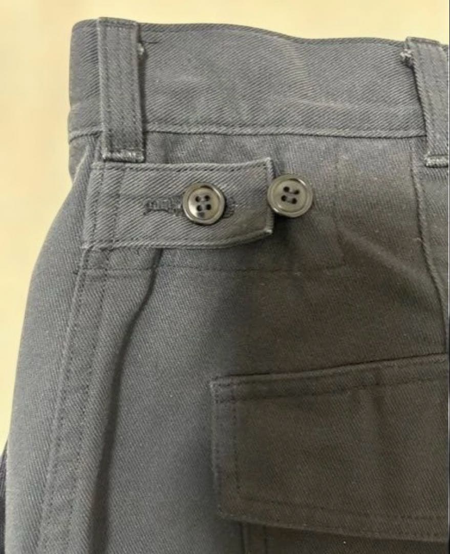 A.PRESSE USAF Hemmed Bottoms ブラック　サイズ1