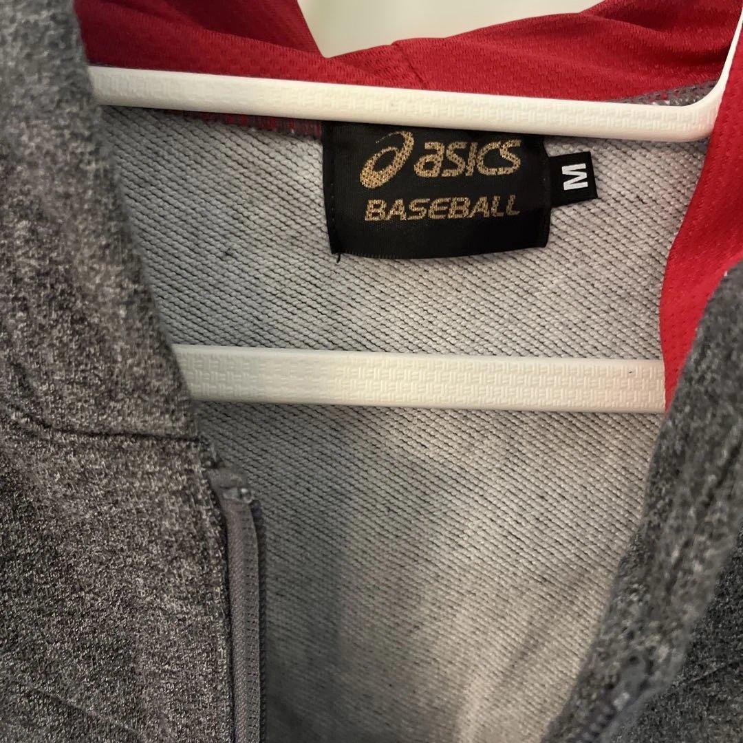 ASICS WASEDA CLUB ウォームアップウェア M グレー
