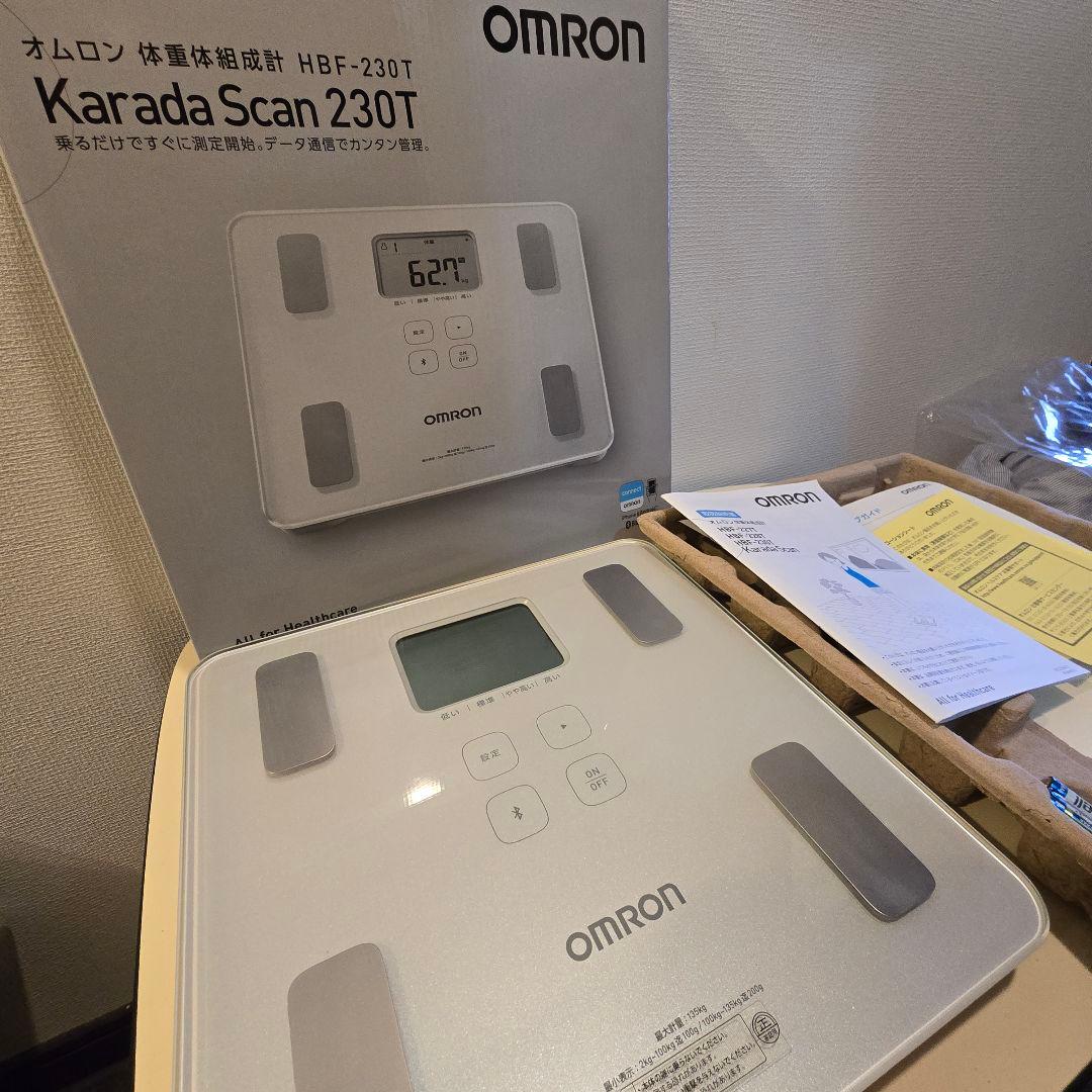 h*2様 オムロン 体重体組成計 KaradaScan　HBF-230T-SW