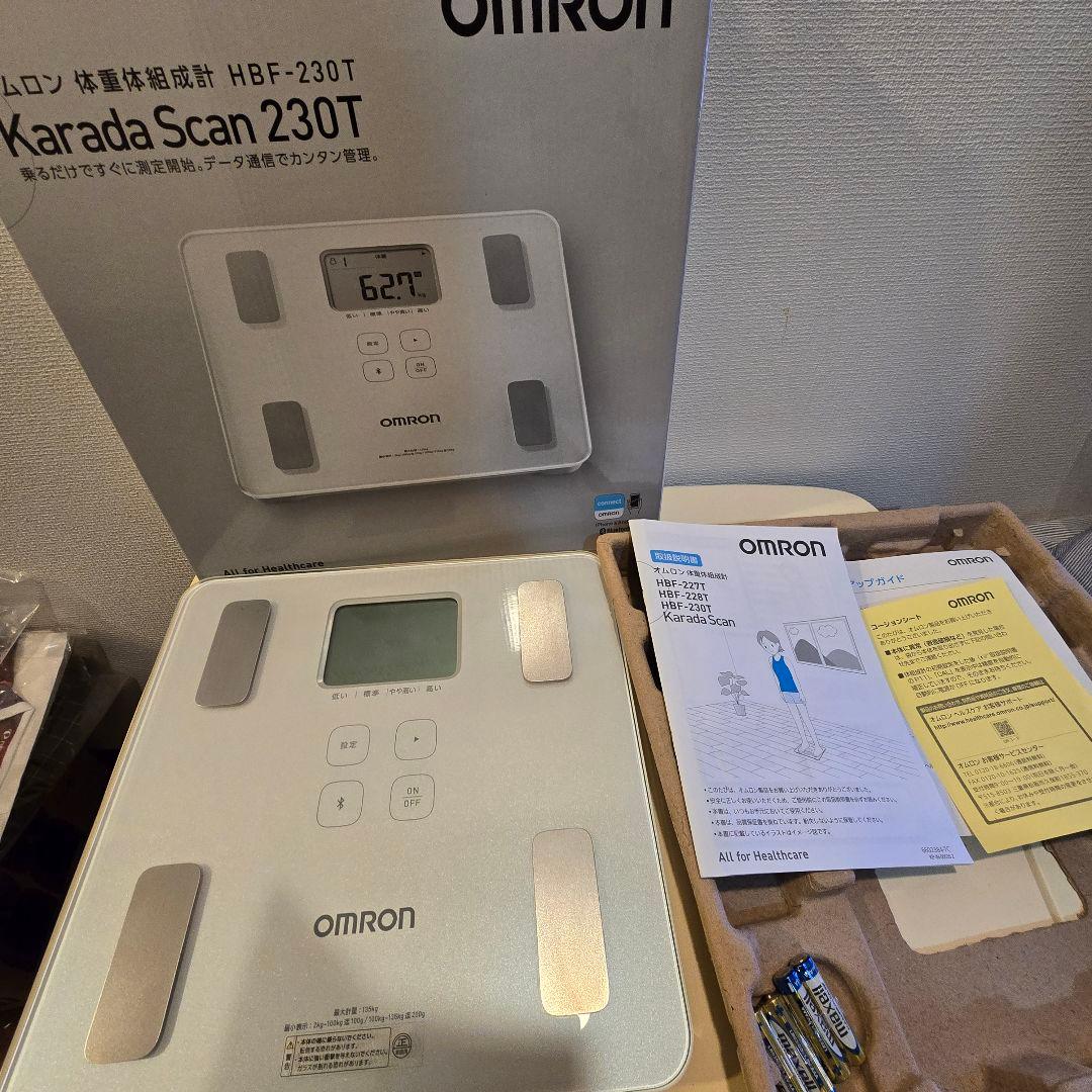 h*2様 オムロン 体重体組成計 KaradaScan　HBF-230T-SW