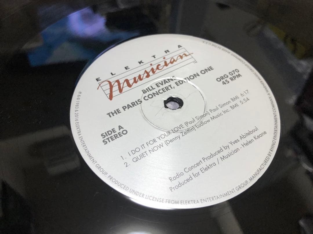 その他 ORG Bill Evans Paris Concert Edition One