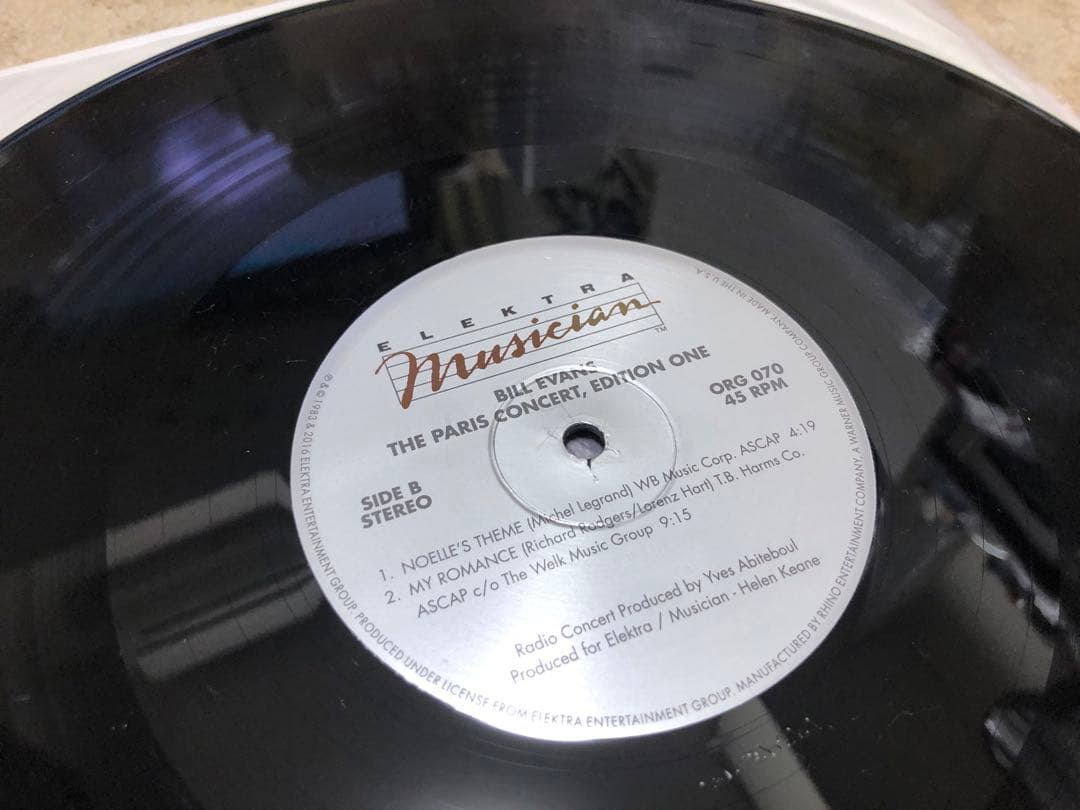 その他 ORG Bill Evans Paris Concert Edition One