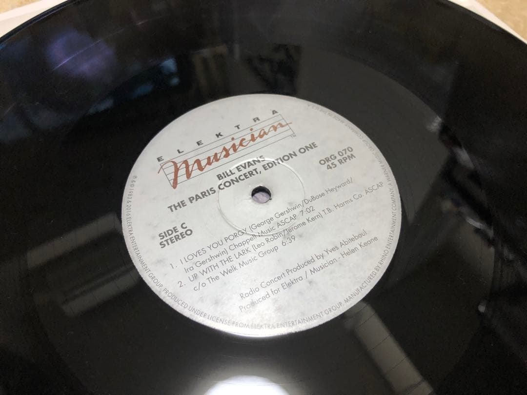 その他 ORG Bill Evans Paris Concert Edition One