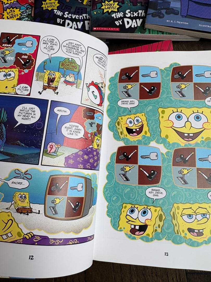 子供用洋書Captain Underpants,SpongeBob Comics